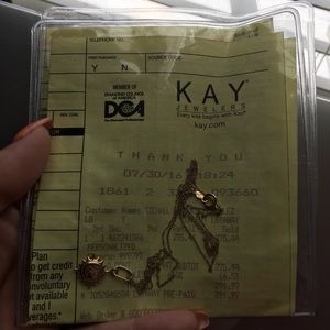 Yellow Gold Necklace 20” With Charm